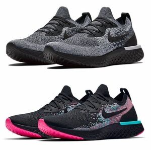 2 Pairs of Nike Epic React Flyknit shoes